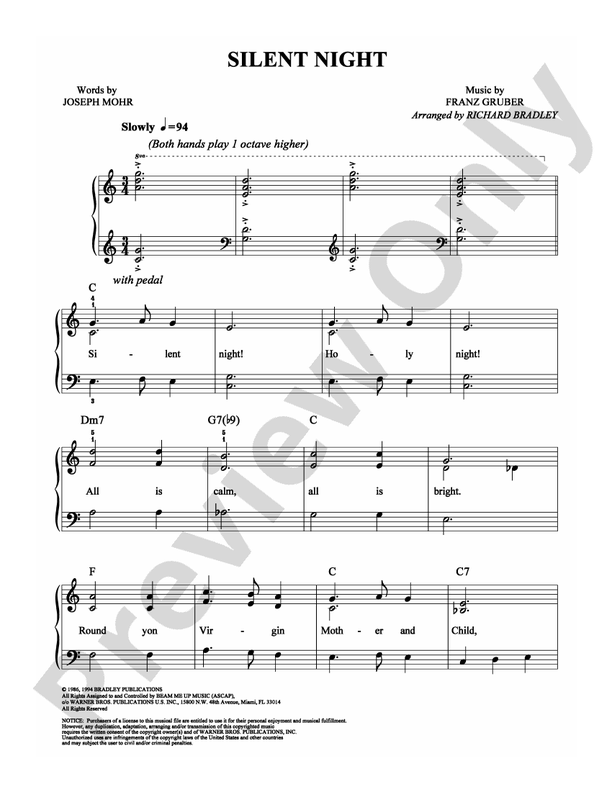Silent Night - DSM-PS-0009818 - Easy Piano (Digital Download)