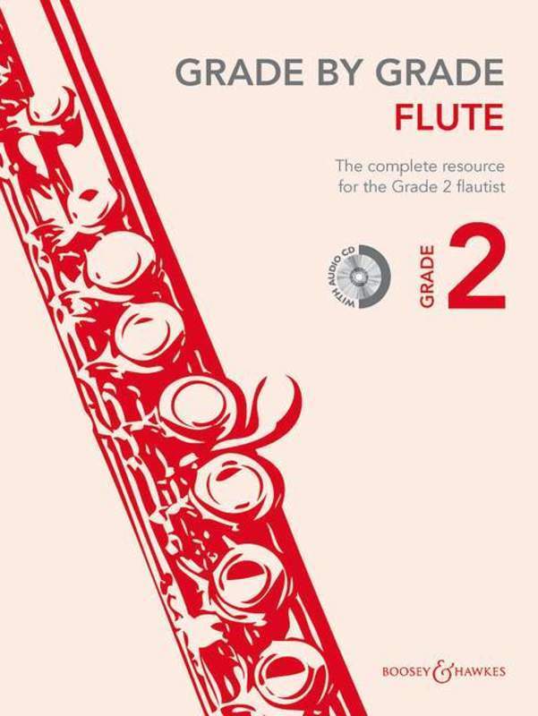Grade by Grade - Flute Grade 2 Bk/CD - B&H BH12481