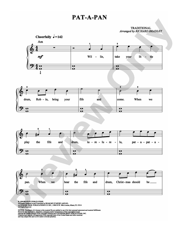 Pat-a-Pan - DSM-PS-0007123 - Easy Piano (Digital Download)