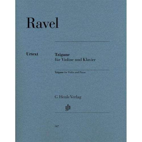 Ravel - Tzigane - Violin/Piano Accompaniment Barenreiter BA8849-90