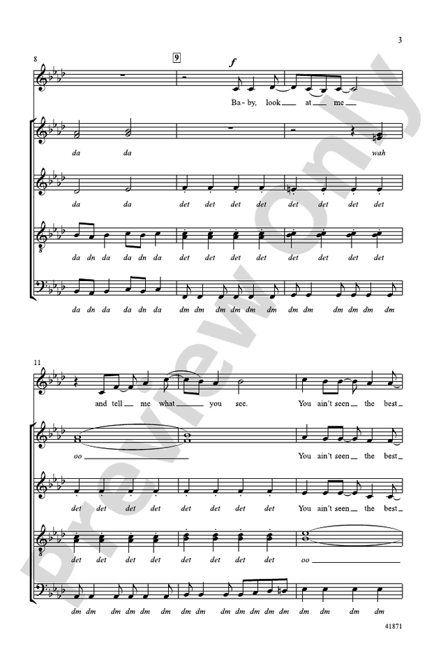 Fame – SATB, a cappella Choral Octavo (Digital Download)