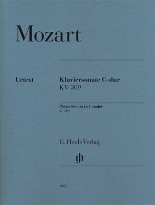Sonata In C Maj K 309 Piano - Wolfgang Amadeus Mozart - Piano G. Henle Verlag Piano Solo