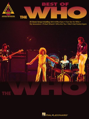 Best of The Who - Guitar Recorded Versions - Guitar Hal Leonard Guitar TAB with Lyrics & Chords
