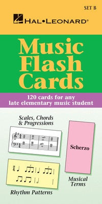 Music Flash Cards Set B - Flash Cards Hal Leonard 296035