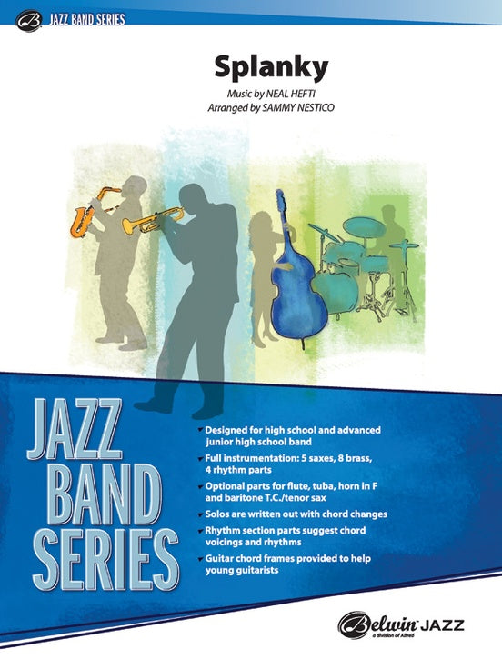Splanky (Grade 3) - Jazz Ensemble Conductor Score & Parts (Digital Download)