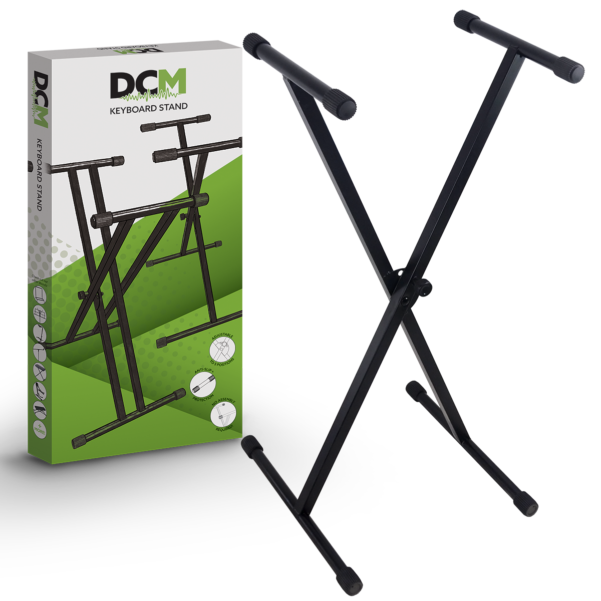 DCM STKXW-S02 Keyboard Stand Single Braced (pre-assembled)