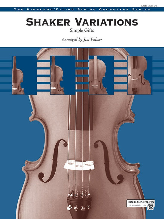 Shaker Variations - String Orchestra Conductor Score & Parts (Digital Download)