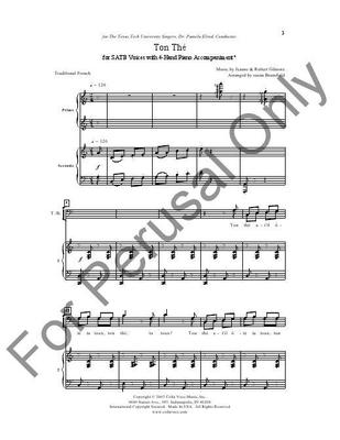 Ton The Arr Brumfield Satb -
