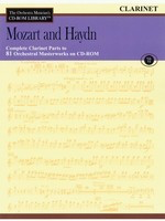 Mozart and Haydn - Volume 6 - The Orchestra Musician's CD-ROM Library - Clarinet - Franz Joseph Haydn|Wolfgang Amadeus Mozart - Clarinet Hal Leonard CD-ROM