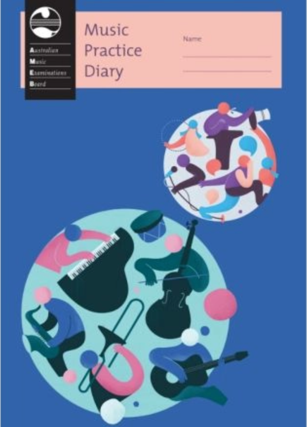 AMEB Music Practice Diary Azure - AMEB