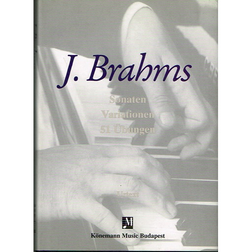 Brahms - Complete Piano Works Sonatas Book 1 - Miniature Score - Konemann K9639155837