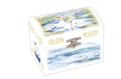 Ballet Jewellery Box Azurea Ballerina Swan Lake Dome Shaped Lid