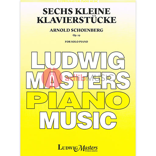 Schoenberg - 6 Little Piano Pieces Op19 - Piano Solo Masters Music LM1461