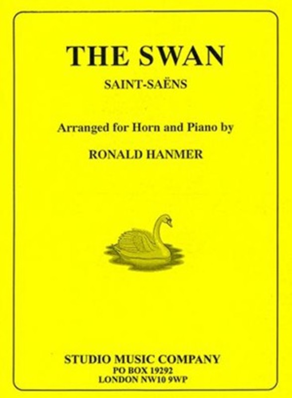 Saint-Saens - The Swan - F or Eb Horn/Piano - Hanmer Studio M050-03462-9