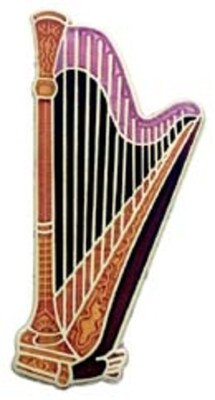 Mini Pin - Concert Harp