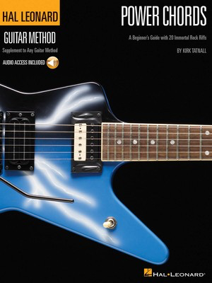 Power Chords - A Beginner's Guide with 20 Killer Rock Riffs - Guitar Kirk Tatnall Hal Leonard /CD