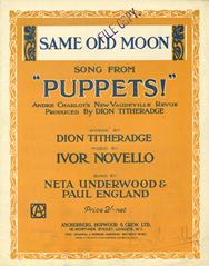 Same Old Moon (from 'Puppets') - Vocal/Piano (Digital Download)