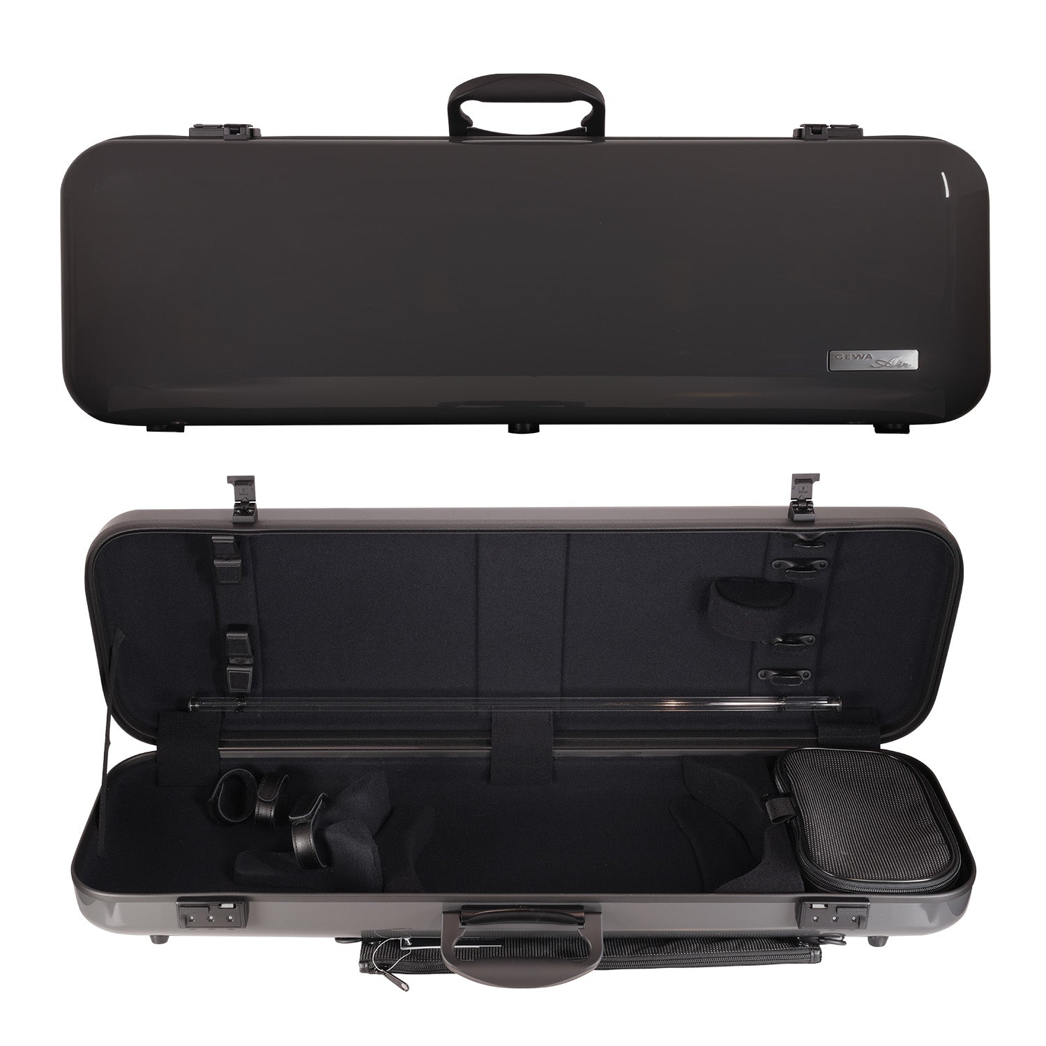GEWA Air 2.1 Oblong Violin Case Grey Gloss