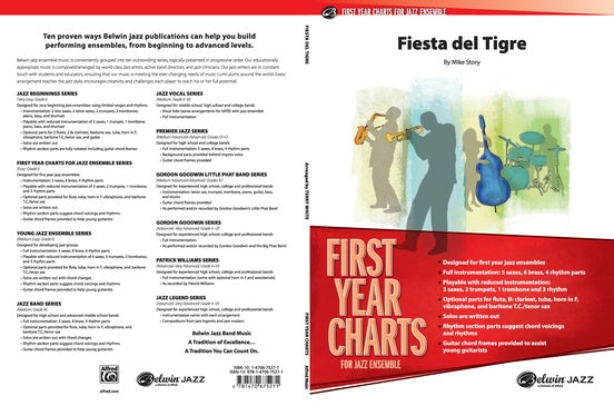 Fiesta del Tigre – Jazz Ensemble Conductor Score & Parts (Digital Download)