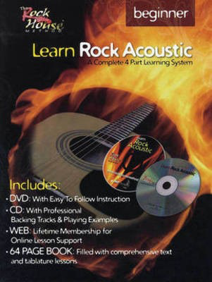 Learn Rock Acoustic - Beginner Level - A Complete 4-Part Learning System - Guitar John McCarthy Rock House DVD