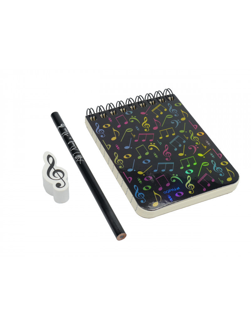 Stationery Pack Colourful Notes and Clef