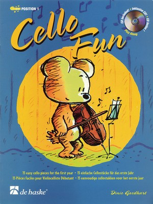 Cello Fun - 15 Easy Cello Pieces for the First Year - Dinie Goedhart - Cello De Haske Publications