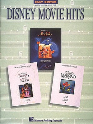 Disney Movie Hits - Various - Guitar Hal Leonard Easy Guitar with Notes & TAB