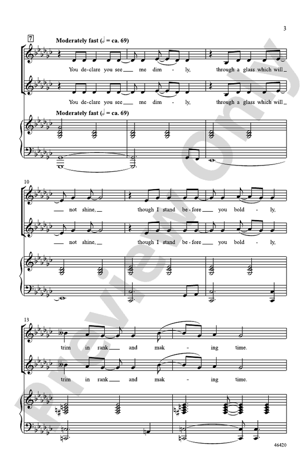 Equality – SSAA Choral Octavo (Digital Download)