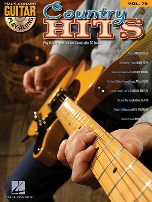 Country Hits - Guitar Play-Along Volume 76 - Guitar Hal Leonard Guitar TAB with Lyrics & Chords /CD