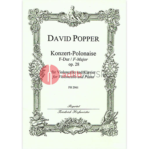 Popper - Concert Polonaise Op28 - Cello/Piano Accompaniment Hofmeister FH2961