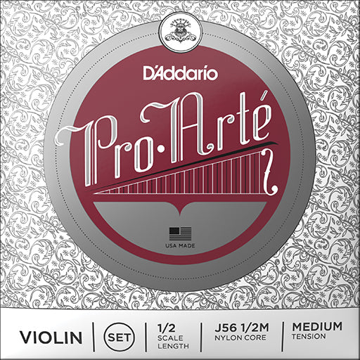 D'Addario Pro Arte Violin, 1/2, Set (E Steel)