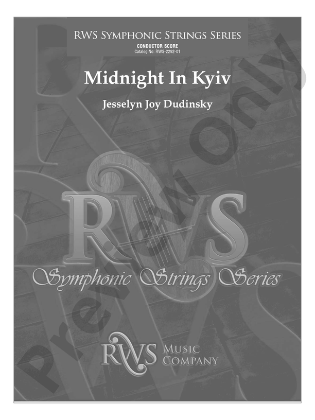 Midnight in Kyiv - String Orchestra Conductor Score & Parts (Digital Download)