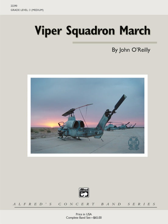 Viper Squadron March - Concert Band Conductor Score & Parts (Digital Download)