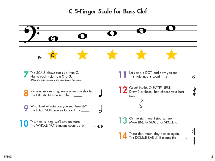 My First Piano Adventure Lesson Book C - Piano/Online Audio Access by Faber/Faber Hal Leonard 420263