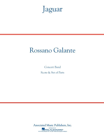Galante - Jaguar - Concert Band Grade 4 Score/Parts Schirmer 50603339