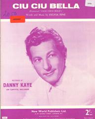 Ciu Ciu Bella - Danny Kaye - PVG (Digital Download)