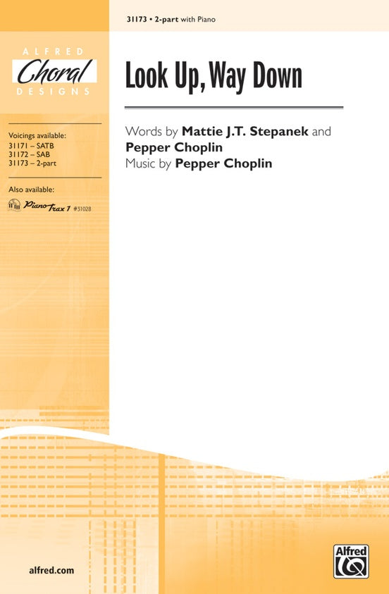 Look Up, Way Down – 2-Part Choral Octavo (Digital Download)