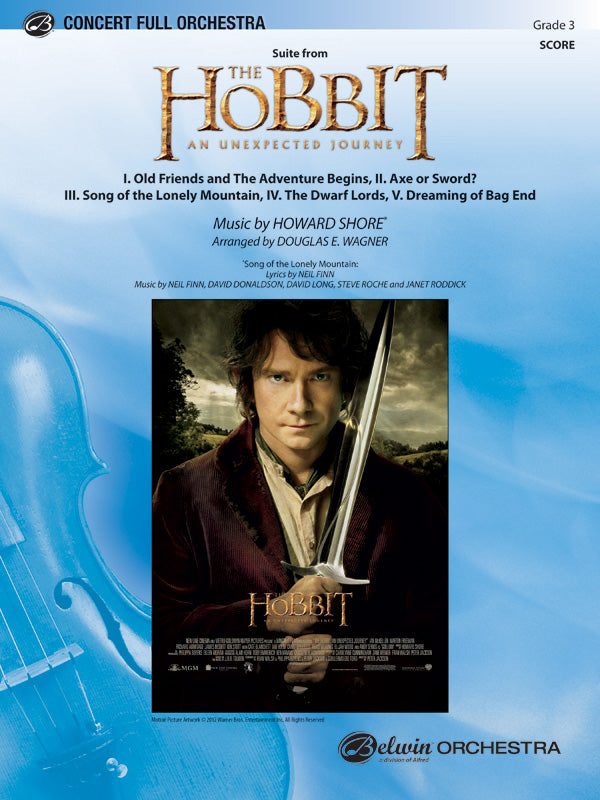 THE HOBBIT AN UNEXPECTED JOURNEY FO GR 3 SHORE HOWARD