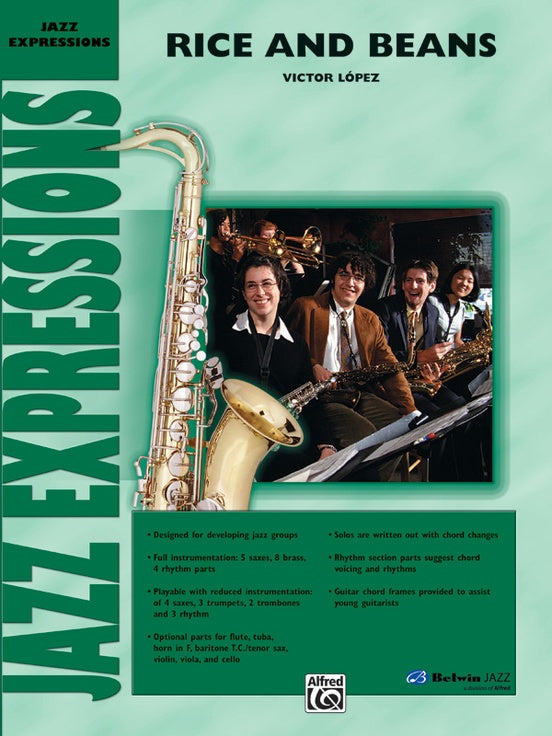 Rice and Beans - Jazz Ensemble Conductor Score & Parts(Digital Download)