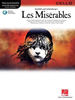 LES MISERABLES CELLO BK/OLA - Hal Leonard HL00842301