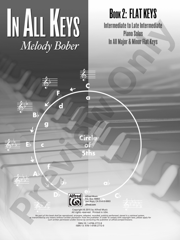 In All Keys, Book 2: Flat Keys - Piano (Digital Download)