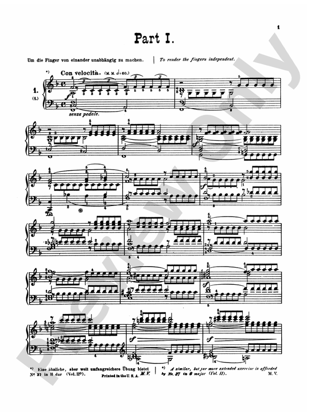 Clementi - Gradus ad Parnassum (Volume I) - Piano Solo (Digital Download)