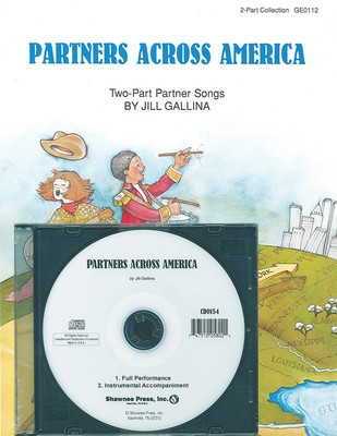 Partners Across America - Jill Gallina|Michael Gallina - 2-Part Shawnee Press Choral Score Book/CD