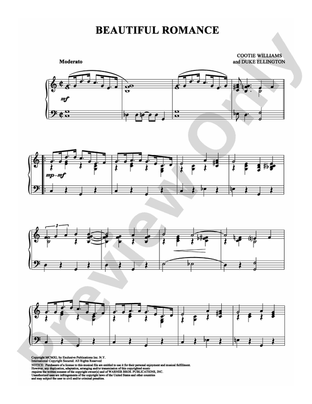Beautiful Romance - Piano (Digital Download)