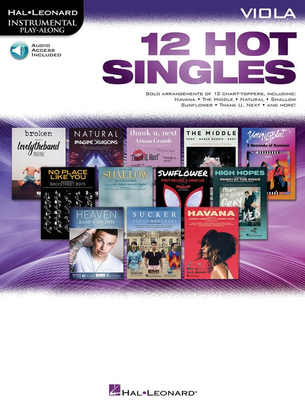 12 Hot Singles for Viola/OLA - Hal Leonard 298584