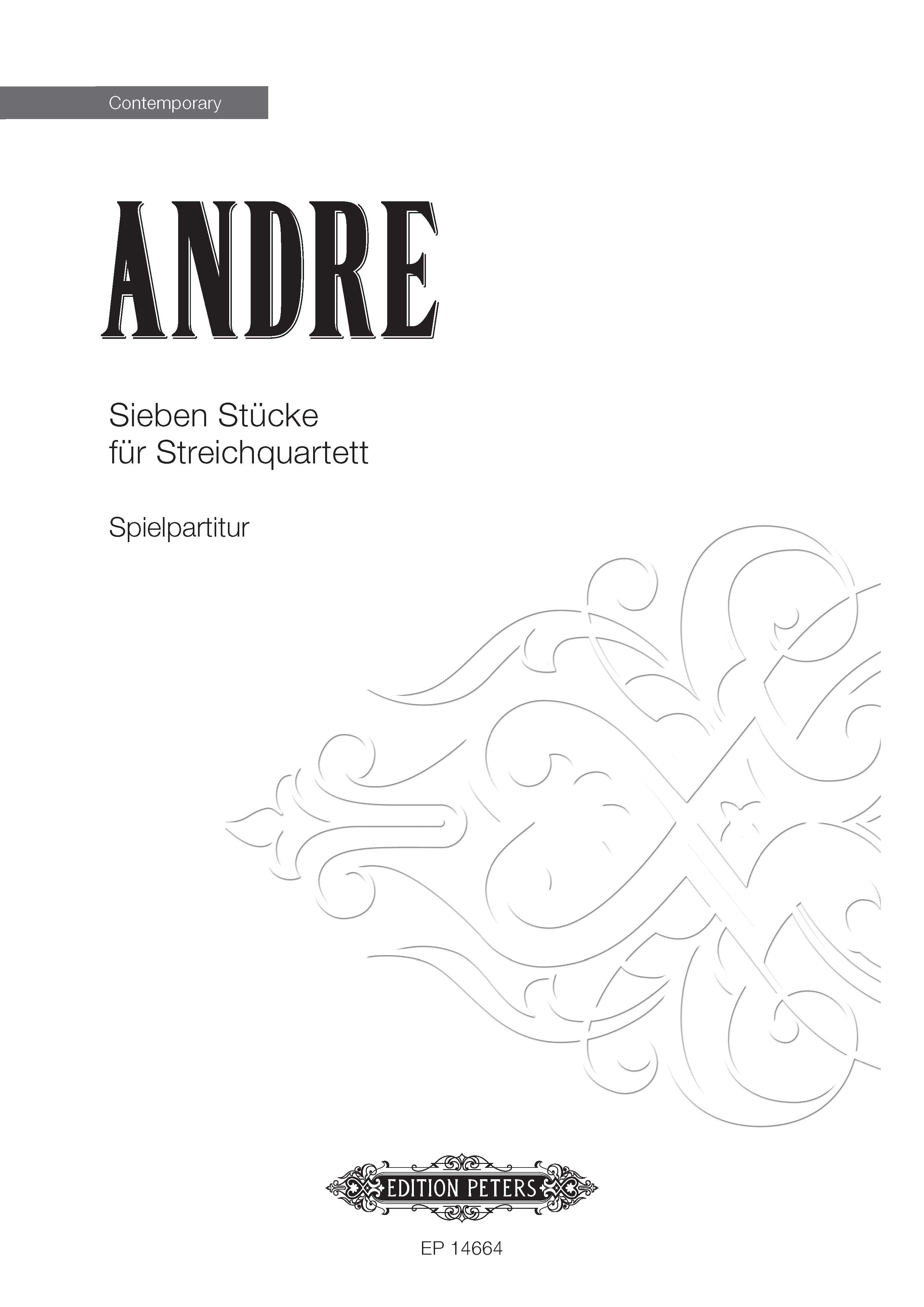 Sieben Stücke (EP14664) - String Quartet (Digital Download)