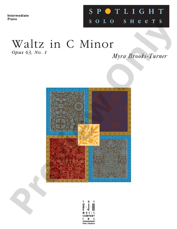 Waltz in C Minor, Op. 63, No. 1 - Piano (Digital Download)