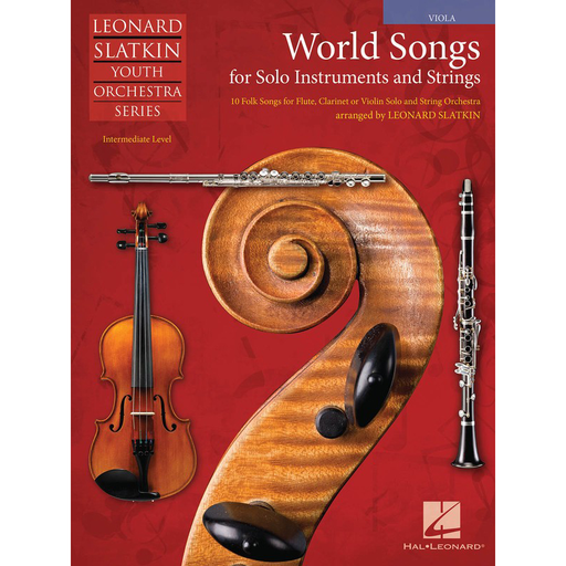 Slatkin - World Songs For Solo & Strings - Viola Part Hal Leonard 4491325