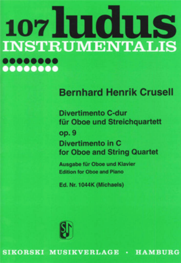 Crusell - Divertimento in C - Oboe/Piano - Sikorski