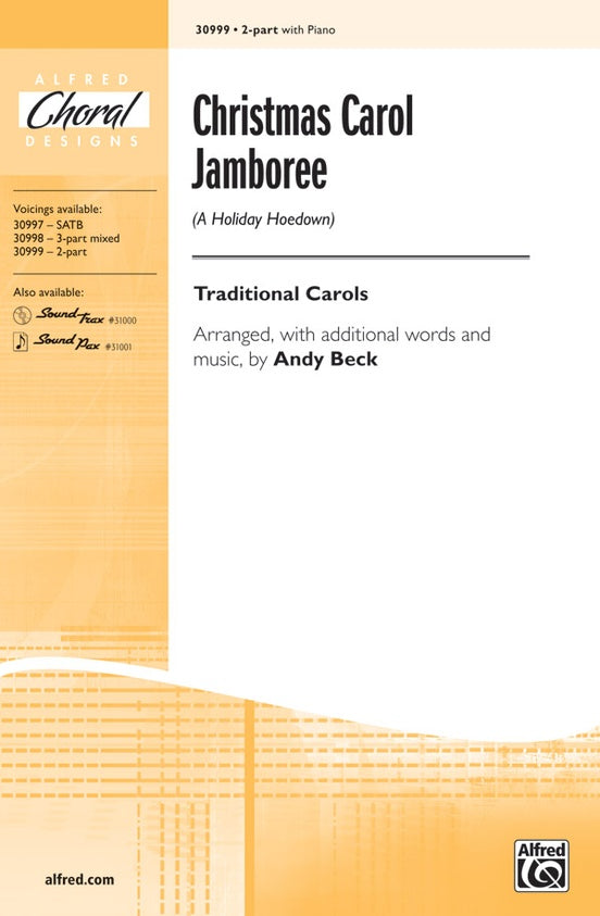 Christmas Carol Jamboree (A Holiday Hoedown) – 2-Part Choral Octavo (Digital Download)